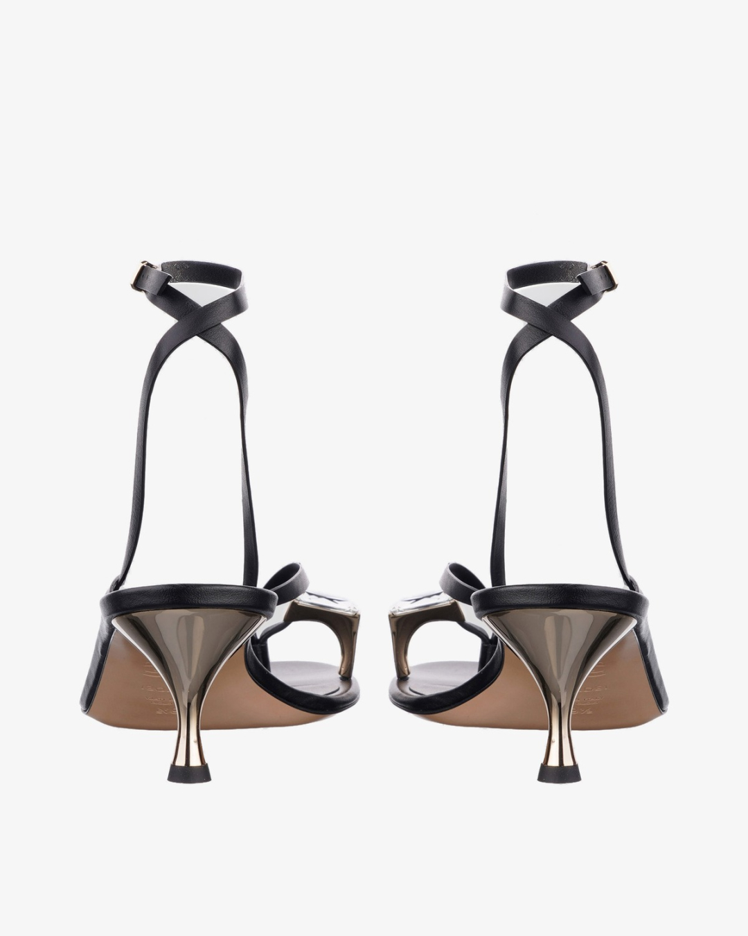 CASADEI Papuče 1N254B0501C30259000/PL26 JULIA - CHIC FLORENCE+ACC.ORO CH. - NERO/PL26 — foto 3