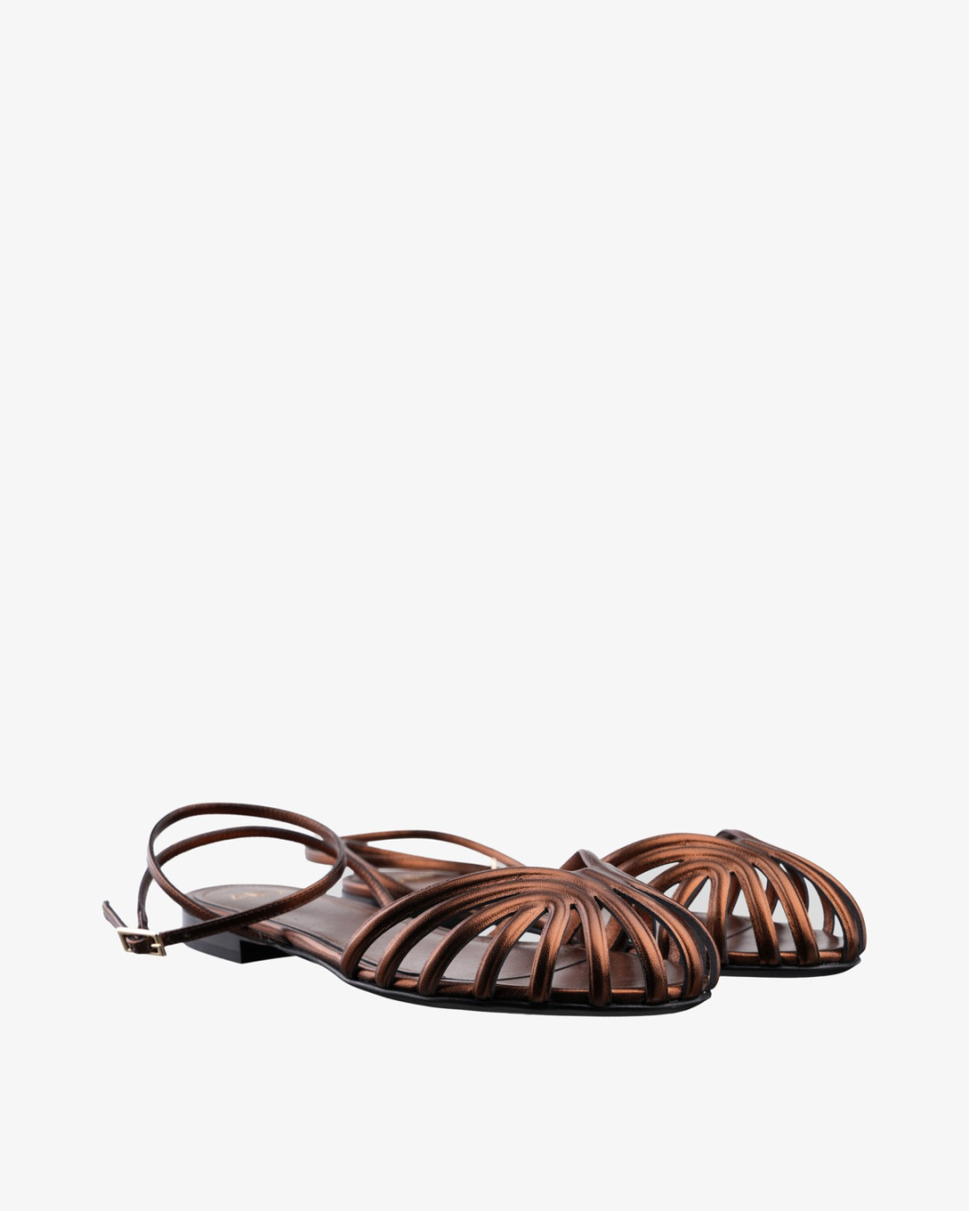 ALEVI Sandale AURA FLAT/PL26 dark bronze — foto 2