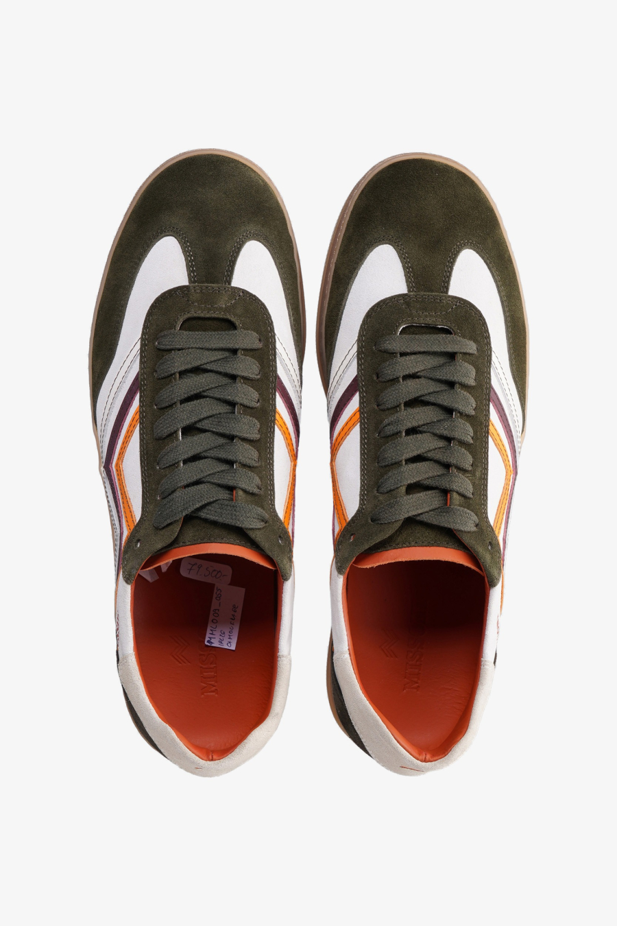 MISSONI Patike MML009_055/PL26 RAFA SUEDE CALFSKIN IVORY / CAMOUFLAGE — foto 4