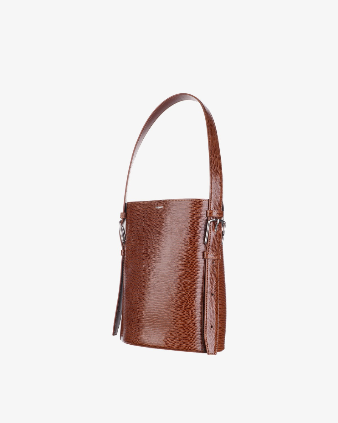 COPERNI Torba COPBA127F6085/PL26 LIZARD PRINT ERGONOMIC BUCKET BROWN CAMEL — foto 2