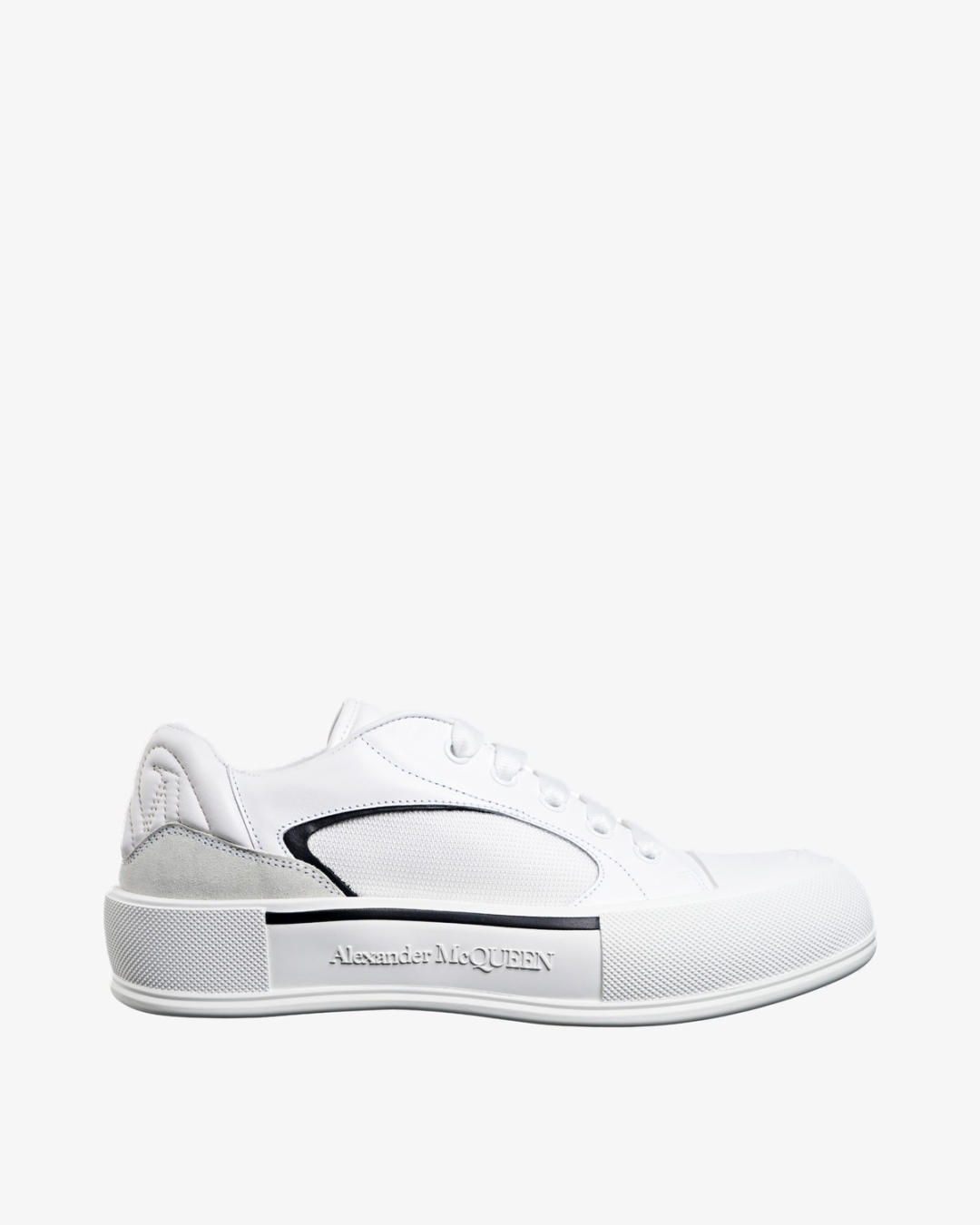 ALEXANDER MCQUEEN Patike 777241/pl24  WHITE/BLACK — glavna fotografija