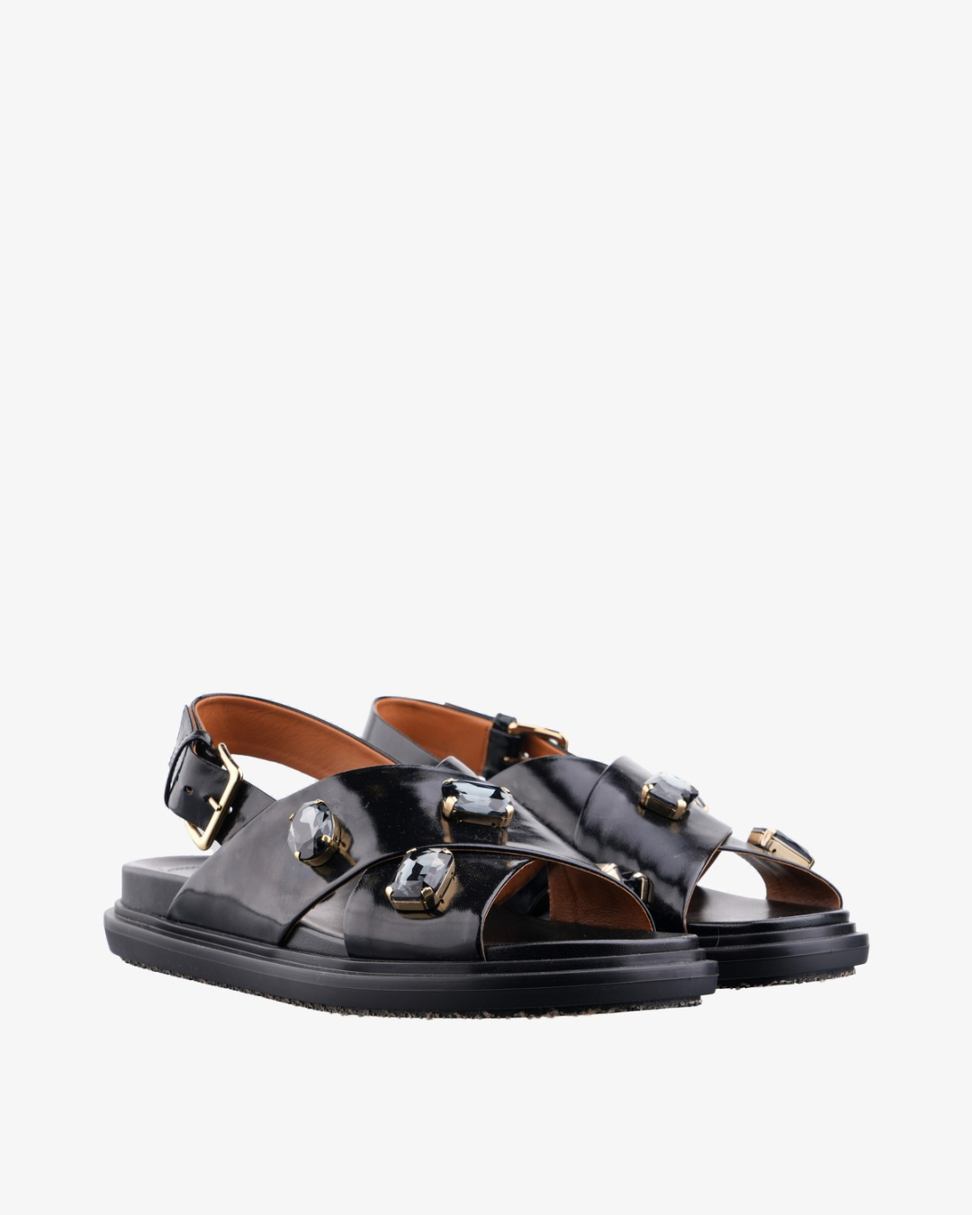 MARNI Sandale FBMS018501/PL26 FUSSBETT SHOE 00N99 BLACK — foto 2