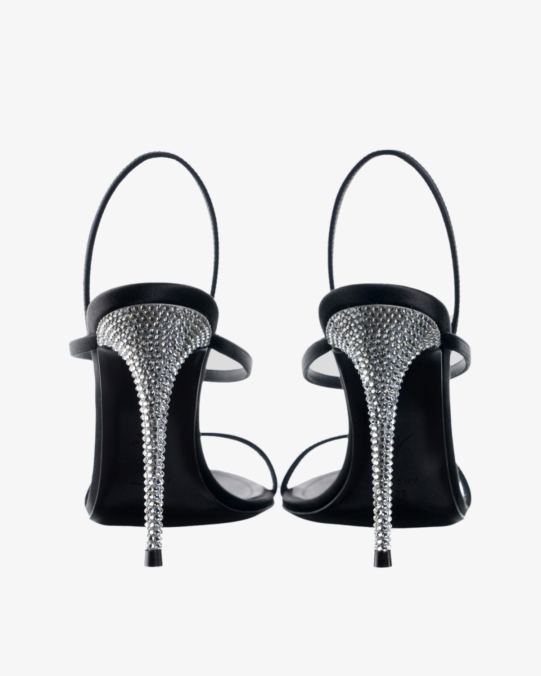 GIUSEPPE ZANOTTI Sandale E600023 001/PL26  RASO DOPPIATO NERO — foto 3