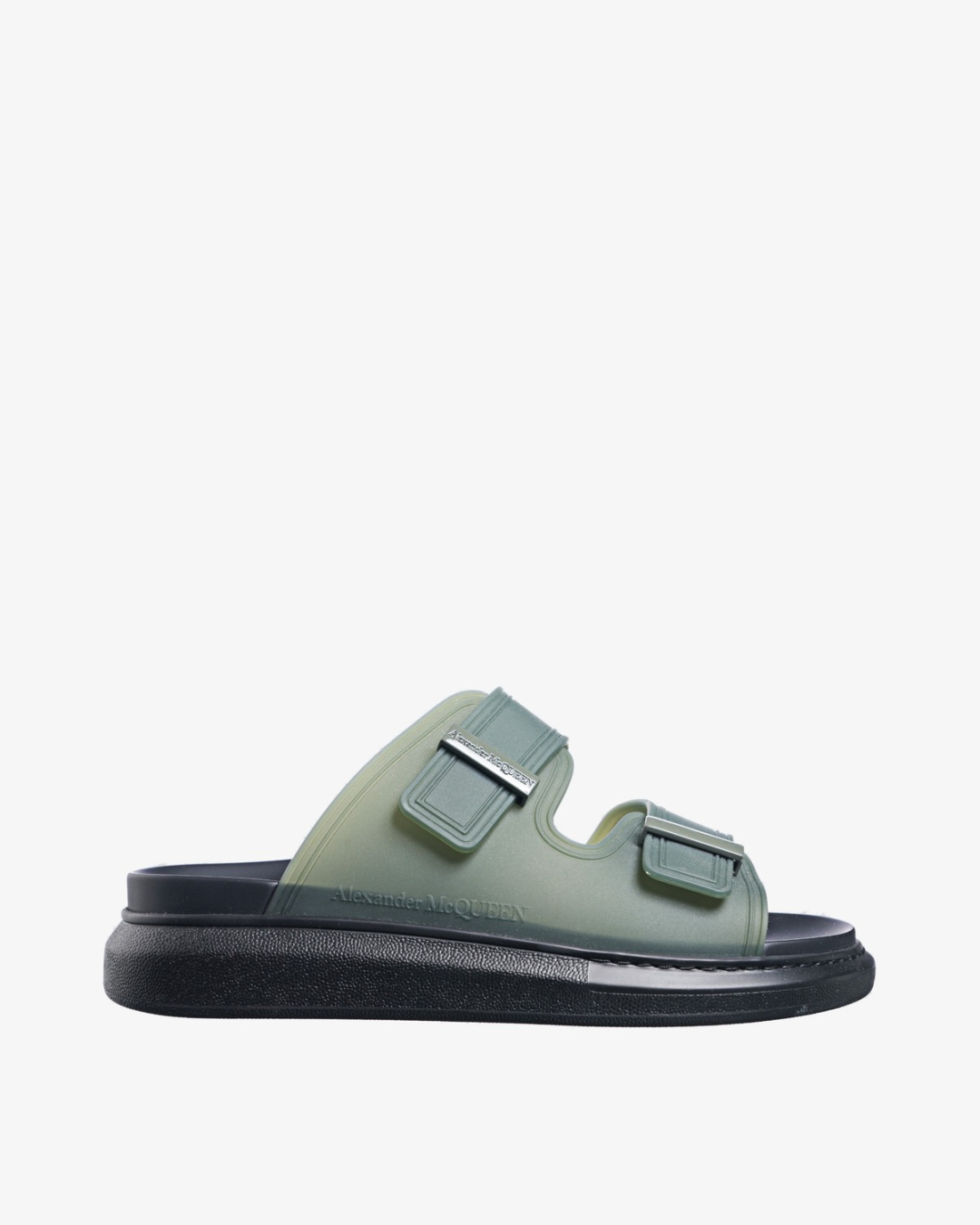 ALEXANDER MCQUEEN Papuče 663563/pl24  Khaki — glavna fotografija