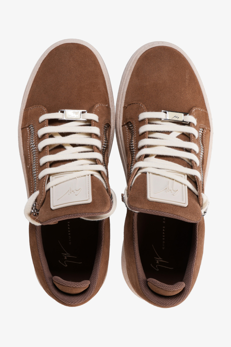GIUSEPPE ZANOTTI Patike RU50011-006/SS26 LOW TOP VELOUR ALMOND — foto 4