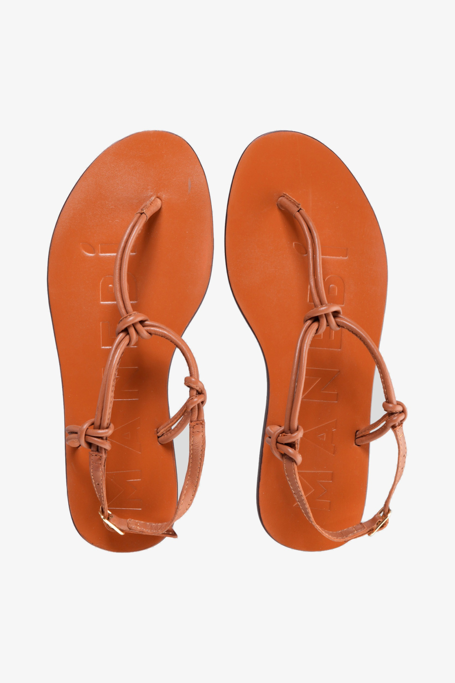 MANEBI Sandale Q 4.6 Y0/PL26 tan knot thongs — foto 4