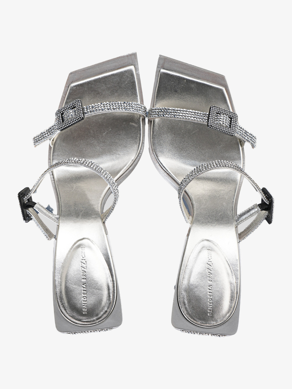 BENEDETTA BRUZZICHES Sandale SS24047/PL24 Satin/Grigio — foto 4