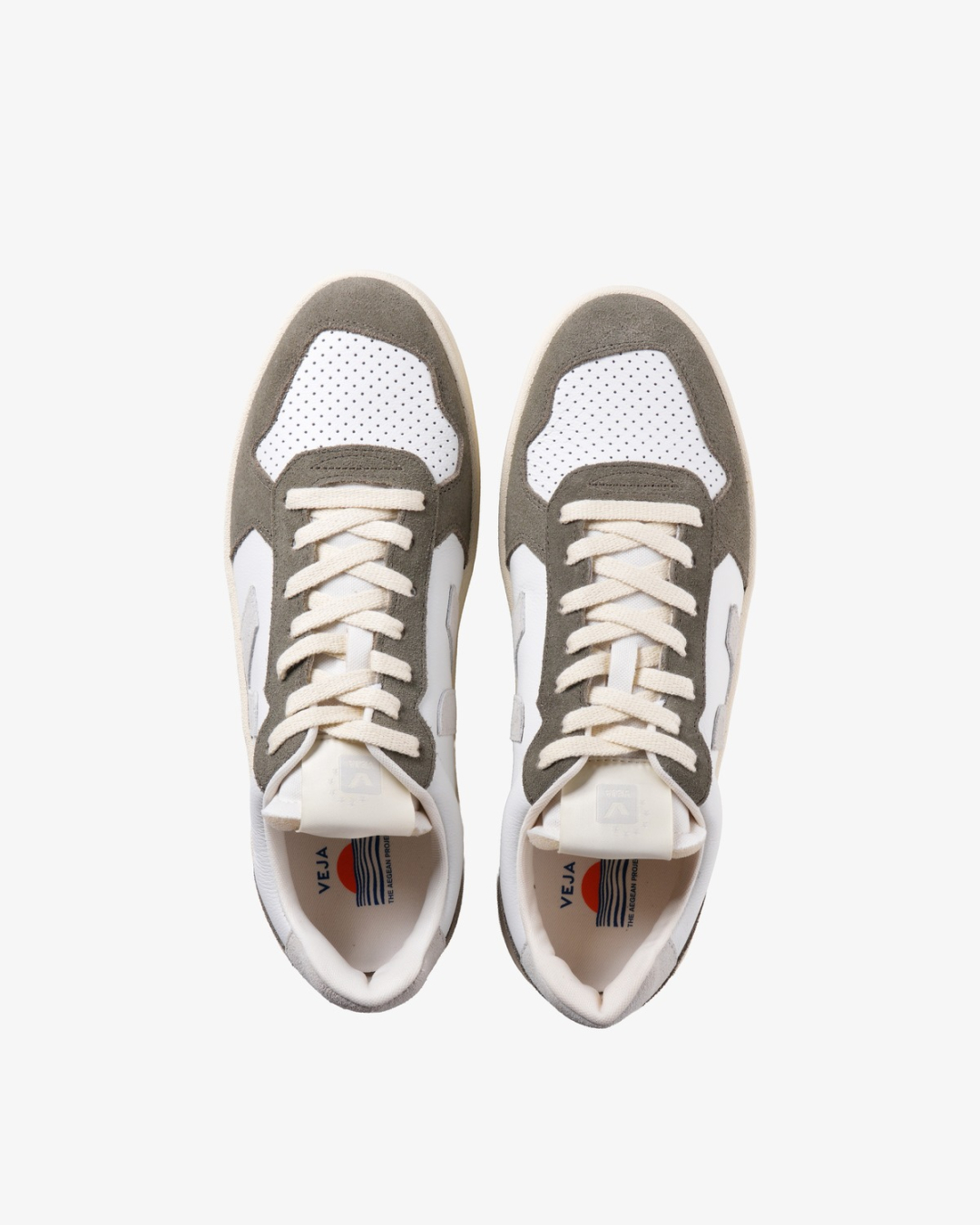 VEJA Patike VE3321697B410 V-82 LEATHER WHITE_NATURAL_KAKI/JZ26 — foto 4