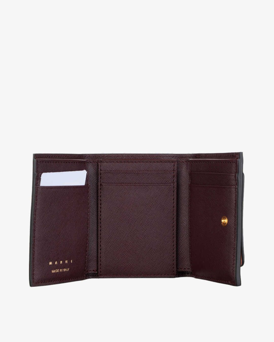MARNI Novčanik PFMO0125U1 LV520 ZP059/PL26 ROSE/ POMPEI /CHOCOLATE — foto 3