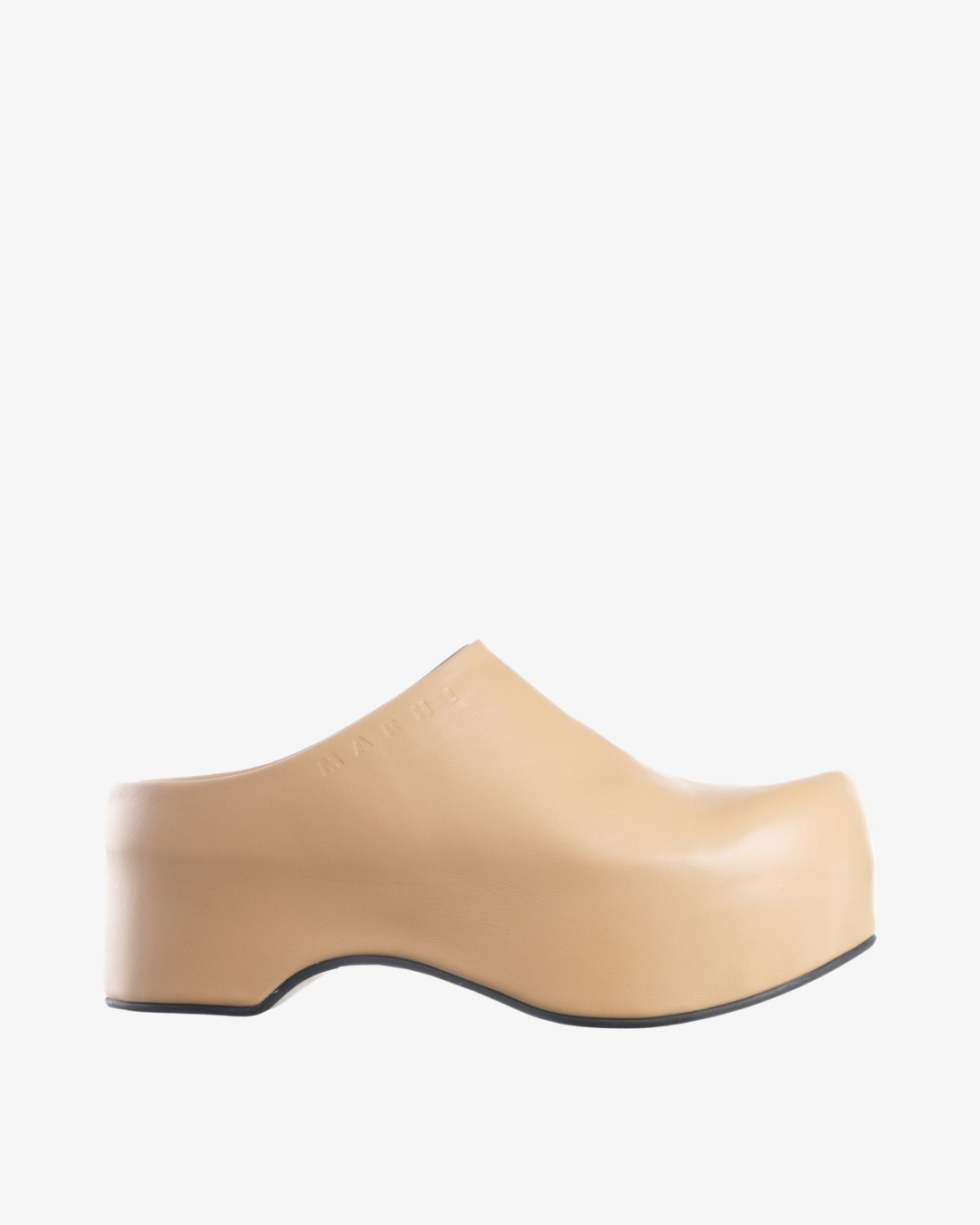 MARNI Papuče SBMS009704/JZ24 BEIGE — glavna fotografija
