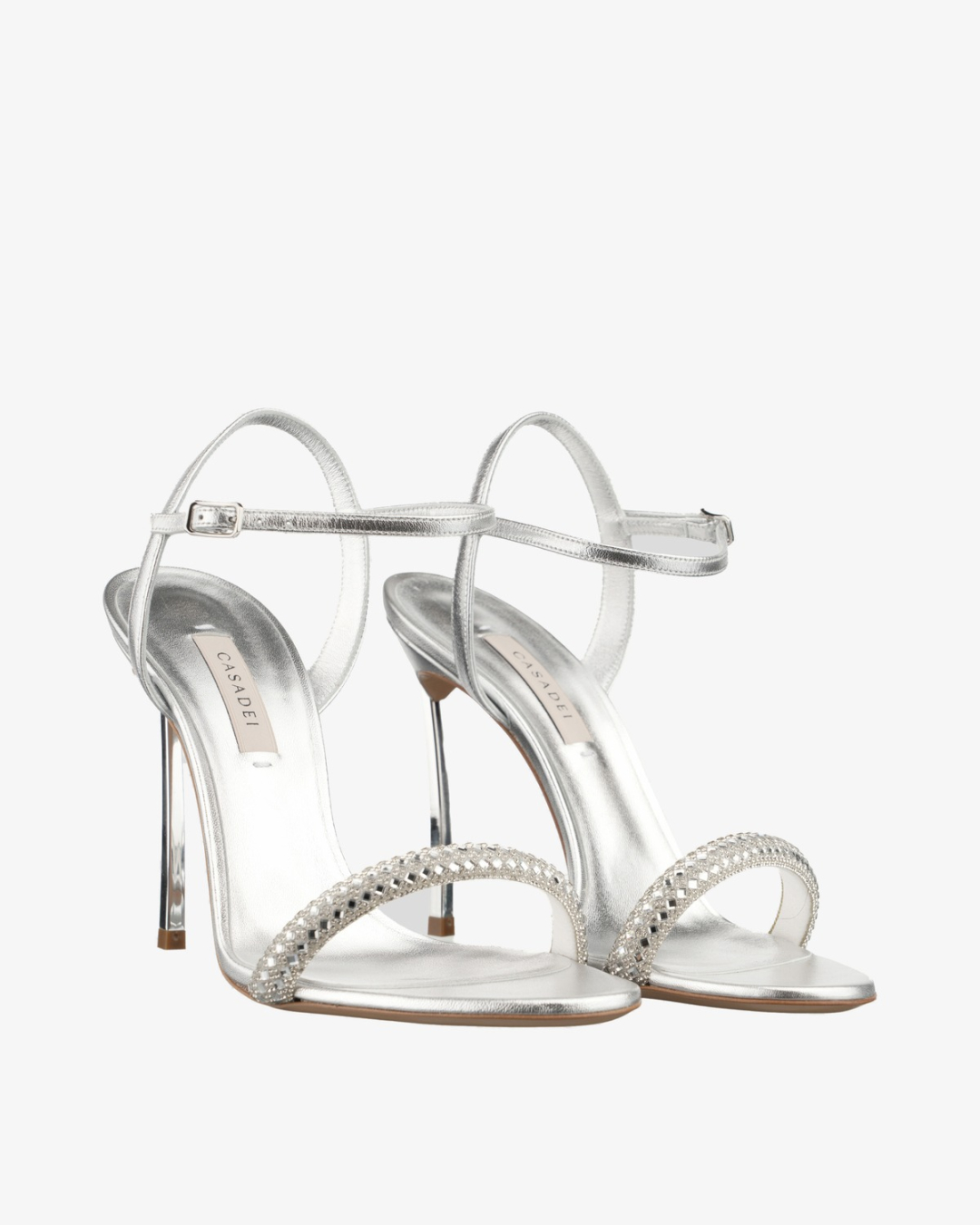 CASADEI Sandale 1L304/PL25 CRISTALLO/ARGENTO — foto 2