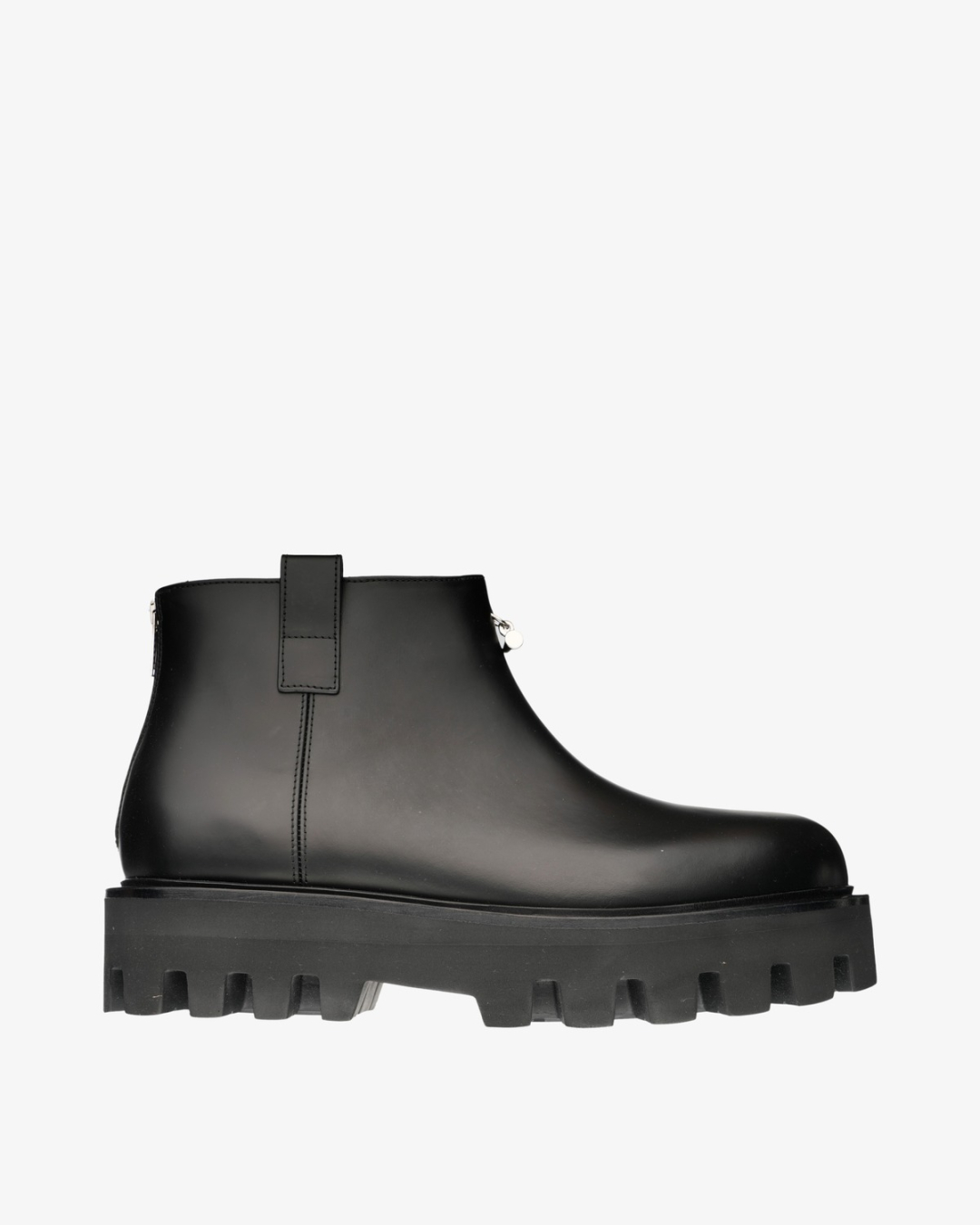 ALEXANDER MCQUEEN Čizme 832334/JZ25 BLACK/SILVER — glavna fotografija