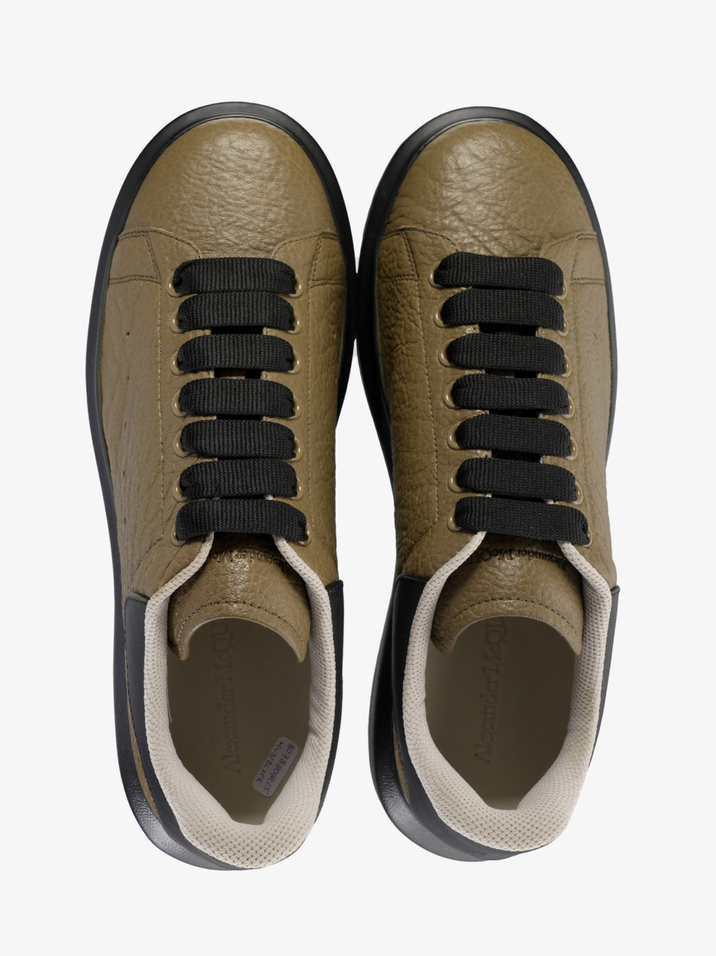 ALEXANDER MCQUEEN Patike 807880/PL25 MUD/BLACK — foto 4