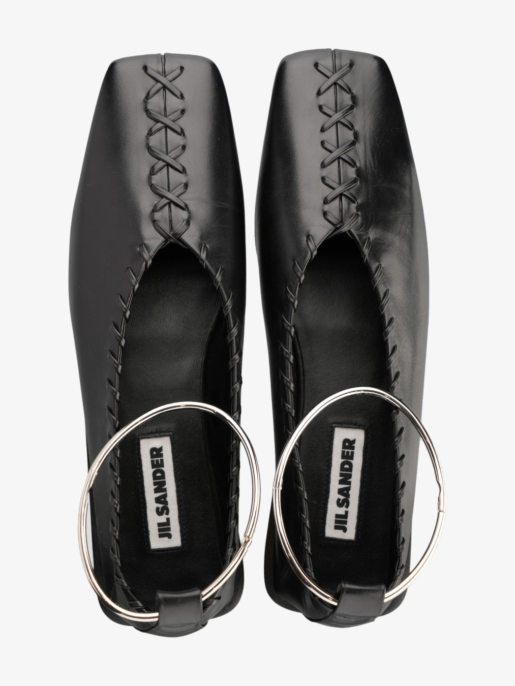 JIL SANDER Cipele J15WZ0009/PL26 BLACK/SILVER — foto 4