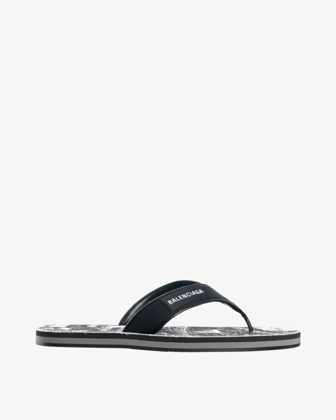 BALENCIAGA Papuče 841422/PL26 BLACK/WHITE — glavna fotografija
