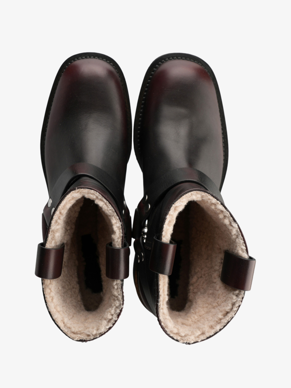 3JUIN Čizme 325W7006/JZ25 BLACK/MERLOT — foto 4