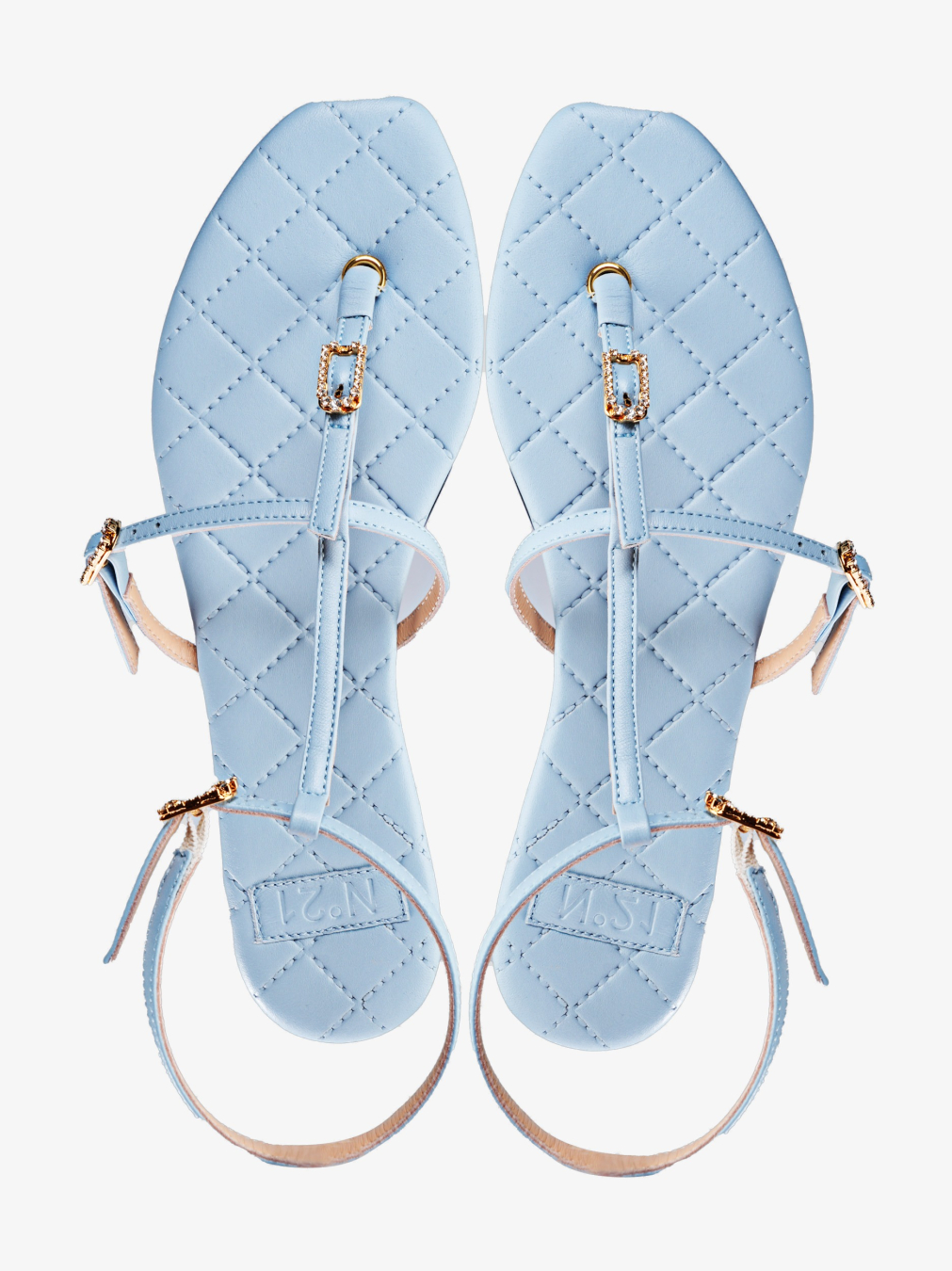 N21 Sandale 24ESP0501/PL24 LIGHT BLUE — foto 4
