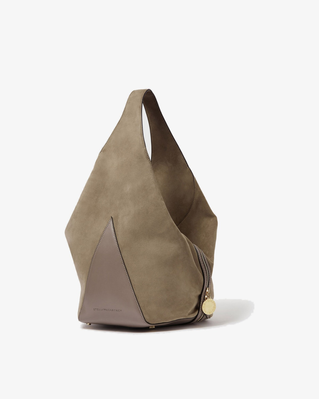 STELLA MCCARTNEY Torba 7B0207WP0750 Appaloosa Soft Bucket Medium Bag Alter Suede & Alter Mat MOSS/JZ26 — foto 6