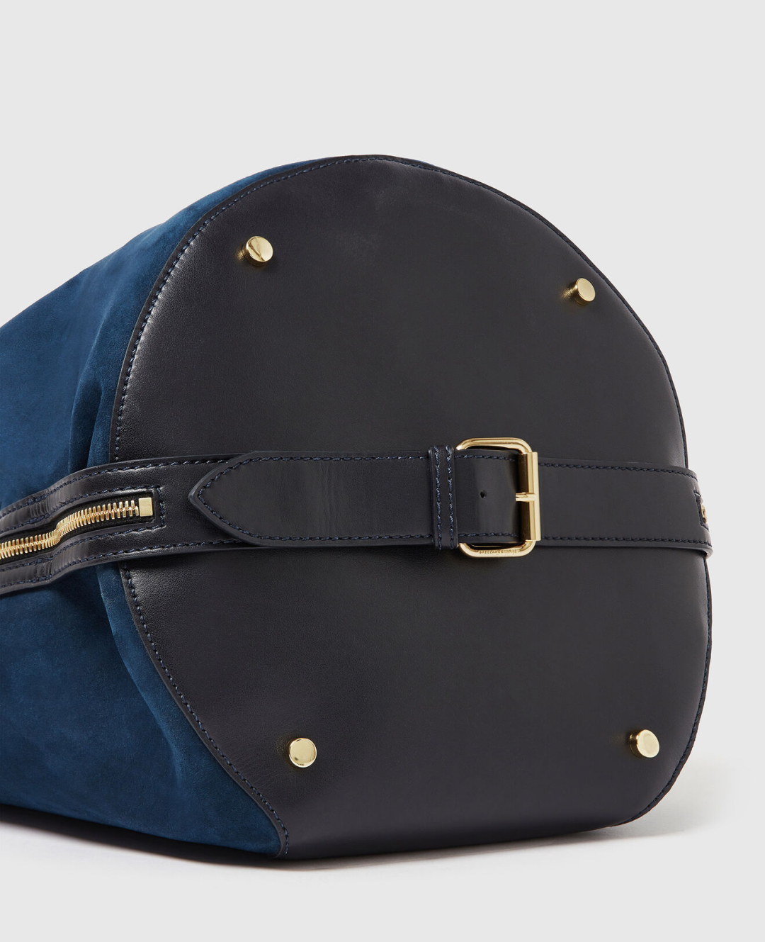 STELLA MCCARTNEY Torba 7B0207WP0750 Appaloosa Soft Bucket Medium Bag Alter Suede & Alter Mat NAVY/JZ26 — foto 4