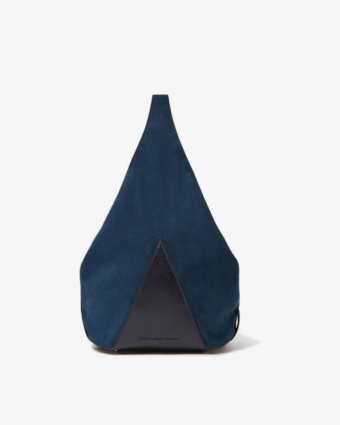 STELLA MCCARTNEY Torba 7B0207WP0750 Appaloosa Soft Bucket Medium Bag Alter Suede & Alter Mat NAVY/JZ26 — glavna fotografija