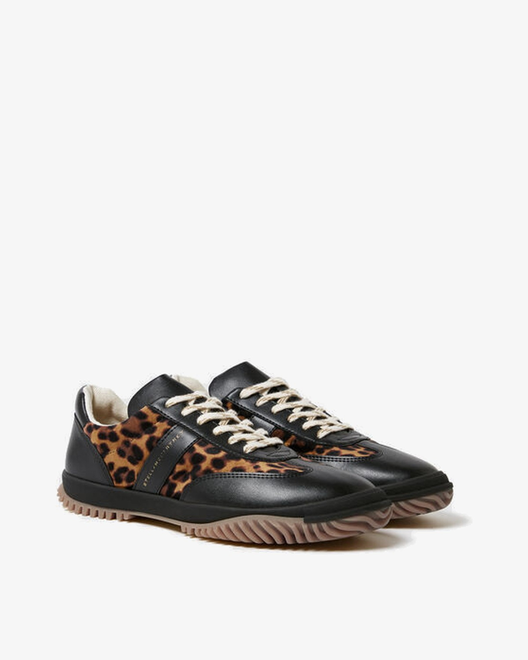 STELLA MCCARTNEY Patike 810699E00313 Sneaker Alter Mat & Leopard Printed Velvet BLACK/LEOPARD/JZ26 — foto 4