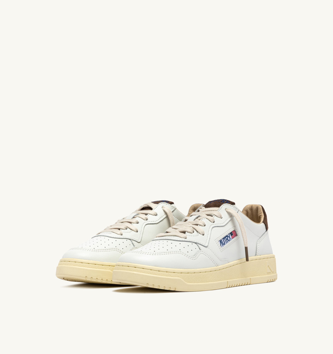 AUTRY INTERNATIONAL SRL Patike MEDALIST LOW MAN HJ03 LEATHER/SUEDE/LOGO WHITE/CHOCOLATE CHIP/JZ26 — foto 2