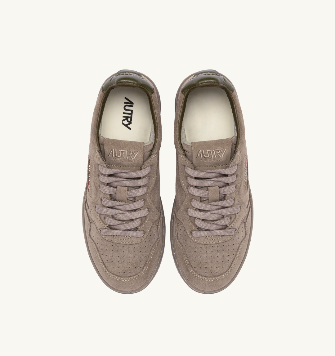 AUTRY INTERNATIONAL SRL Patike MEDALIST LOW WOM OH03 SUEDE/LEATHER ANTILOPE/MILITARY/JZ26 — foto 5