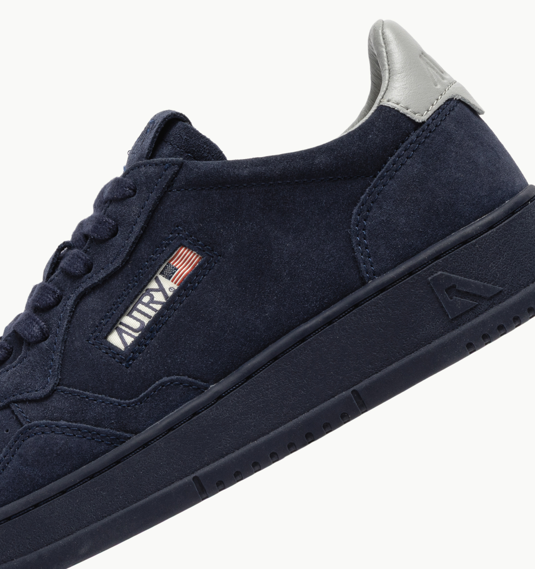 AUTRY INTERNATIONAL SRL Patike MEDALIST LOW MAN OH07 SUEDE/LEATHER NAVY/VAPOR/JZ26 — foto 6