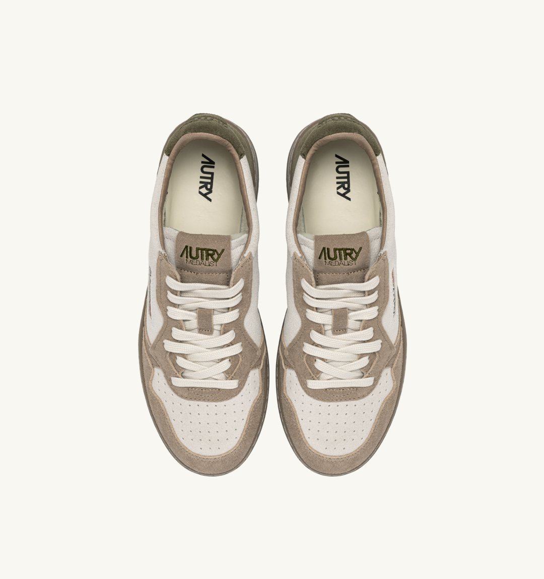 AUTRY INTERNATIONAL SRL Patike MEDALIST LOW MAN TS40 TRICOLOR/SUEDE GIUNGLA/WHITE/ANTILOP/JZ26 — foto 5