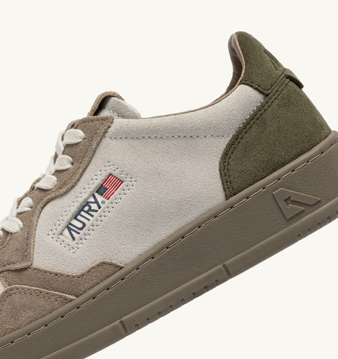 AUTRY INTERNATIONAL SRL Patike MEDALIST LOW MAN TS40 TRICOLOR/SUEDE GIUNGLA/WHITE/ANTILOP/JZ26 — foto 6