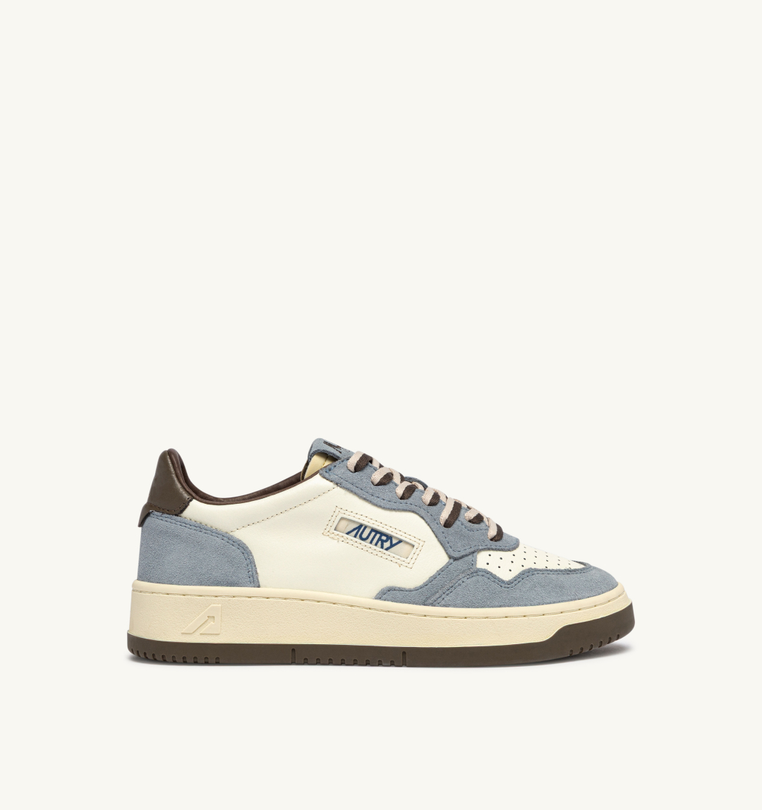 AUTRY INTERNATIONAL SRL Patike MEDALIST LOW WOM BW06 LEATHER/SUEDE CHOCOLATE CHIP/CIELO/JZ26 — glavna fotografija