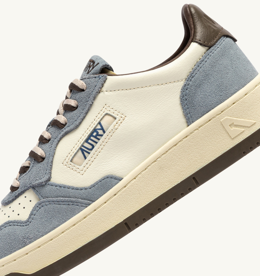 AUTRY INTERNATIONAL SRL Patike MEDALIST LOW WOM BW06 LEATHER/SUEDE CHOCOLATE CHIP/CIELO/JZ26 — foto 6