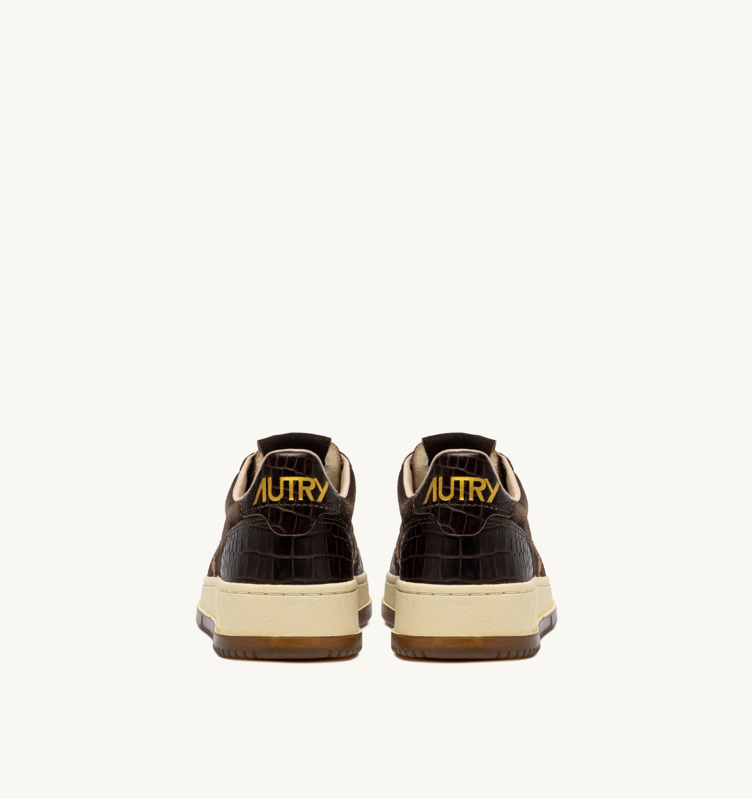 AUTRY INTERNATIONAL SRL Patike MEDALIST LOW WOM CJ01 SUEDE/COCCO PRINT MUSTANG/BROWN/JZ26 — foto 3