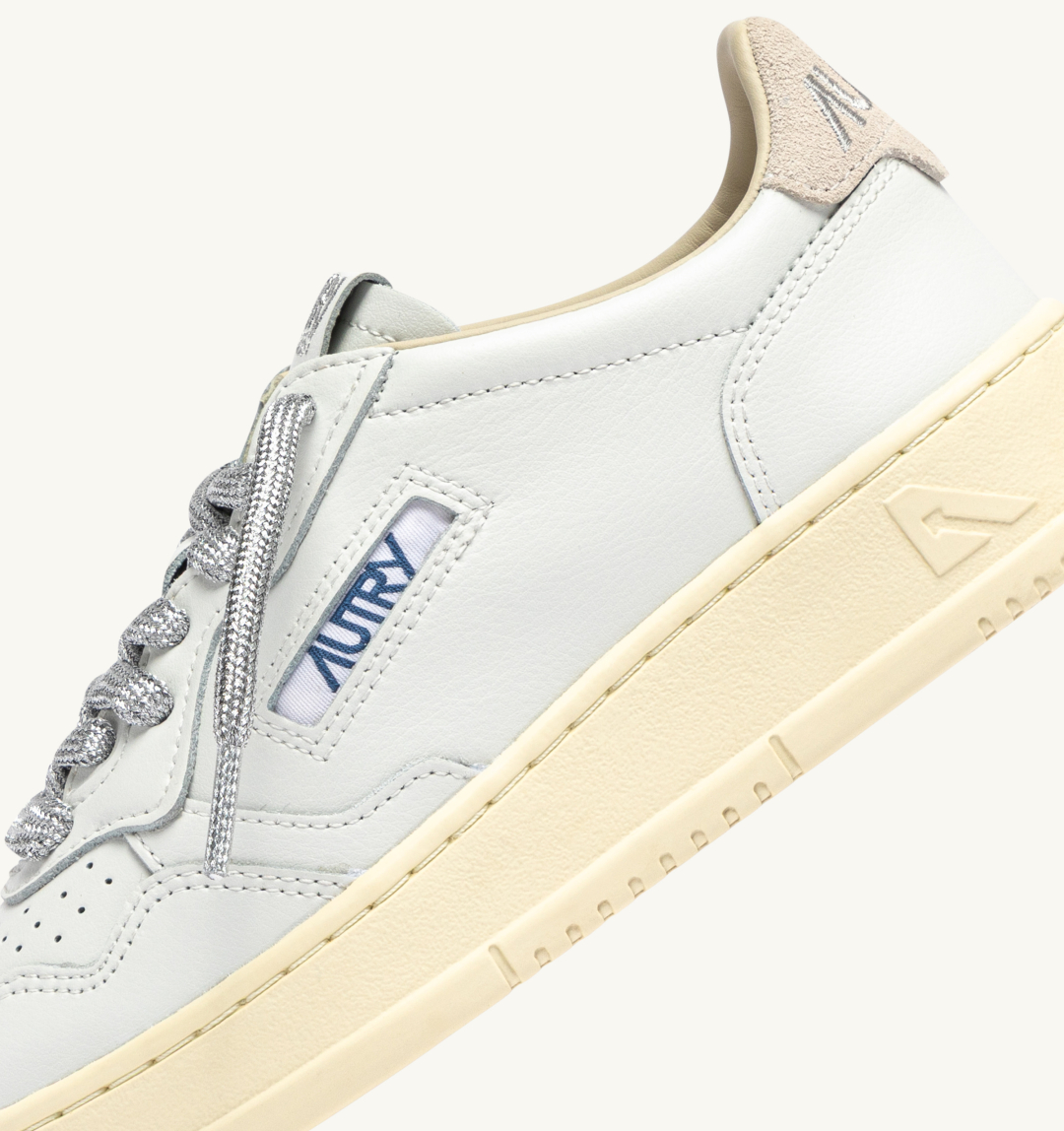 AUTRY INTERNATIONAL SRL Patike MEDALIST LOW WOM SW03 LEATHER/SWOLL WHITE/SILVER/JZ26 — foto 6