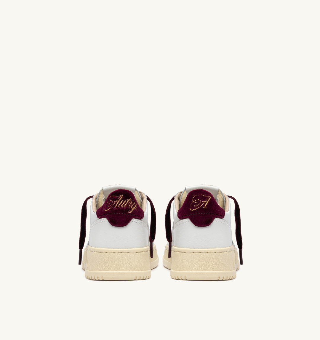 AUTRY INTERNATIONAL SRL Patike MEDALIST LOW WOM VZ01 LEATHER/VELVET/LOGO WHITE/FIG/JZ26 — foto 3