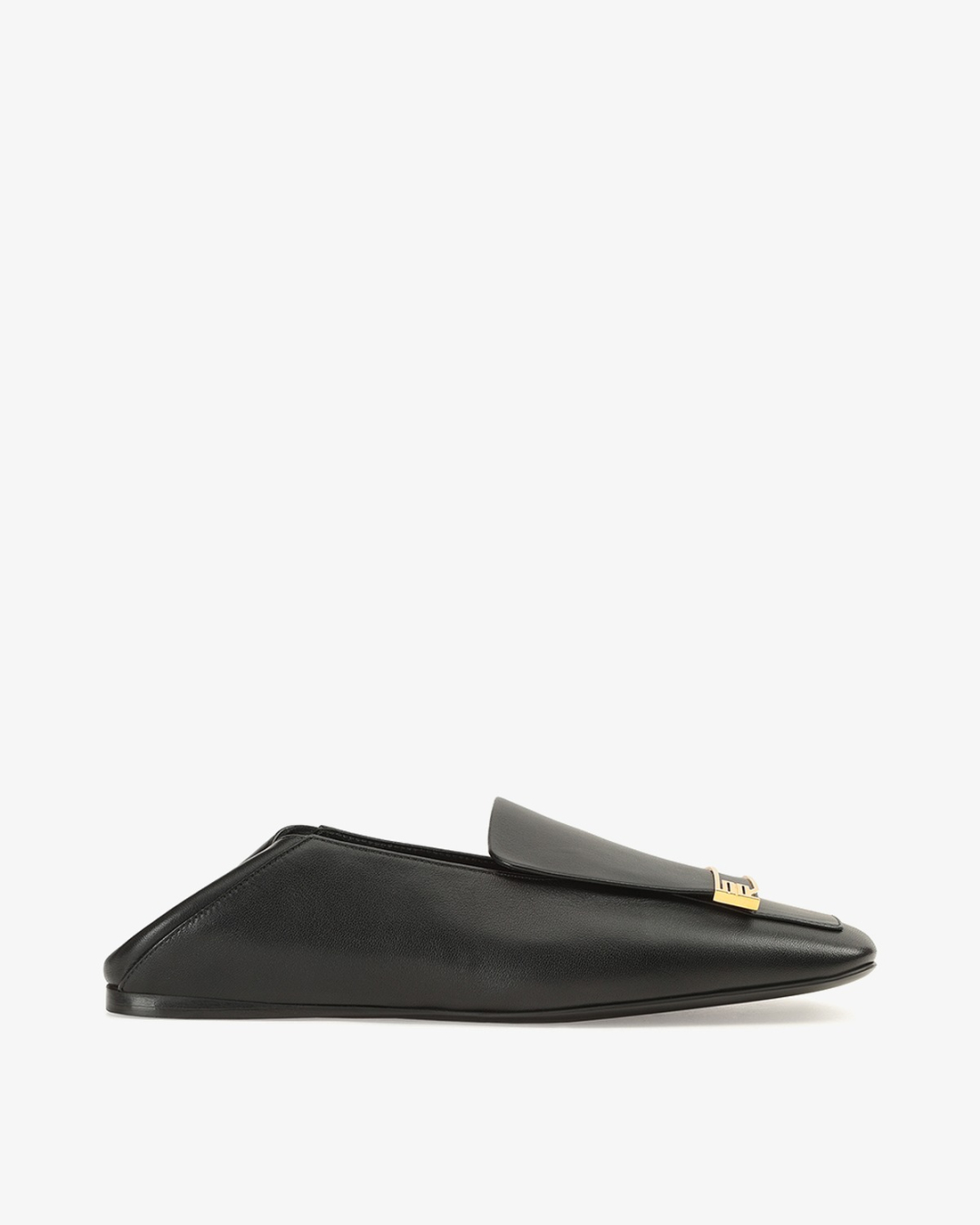 SERGIO ROSSI Cipele B14480MMVN13170 Flat Moccasin-05 BLACK 1000/JZ26 — glavna fotografija