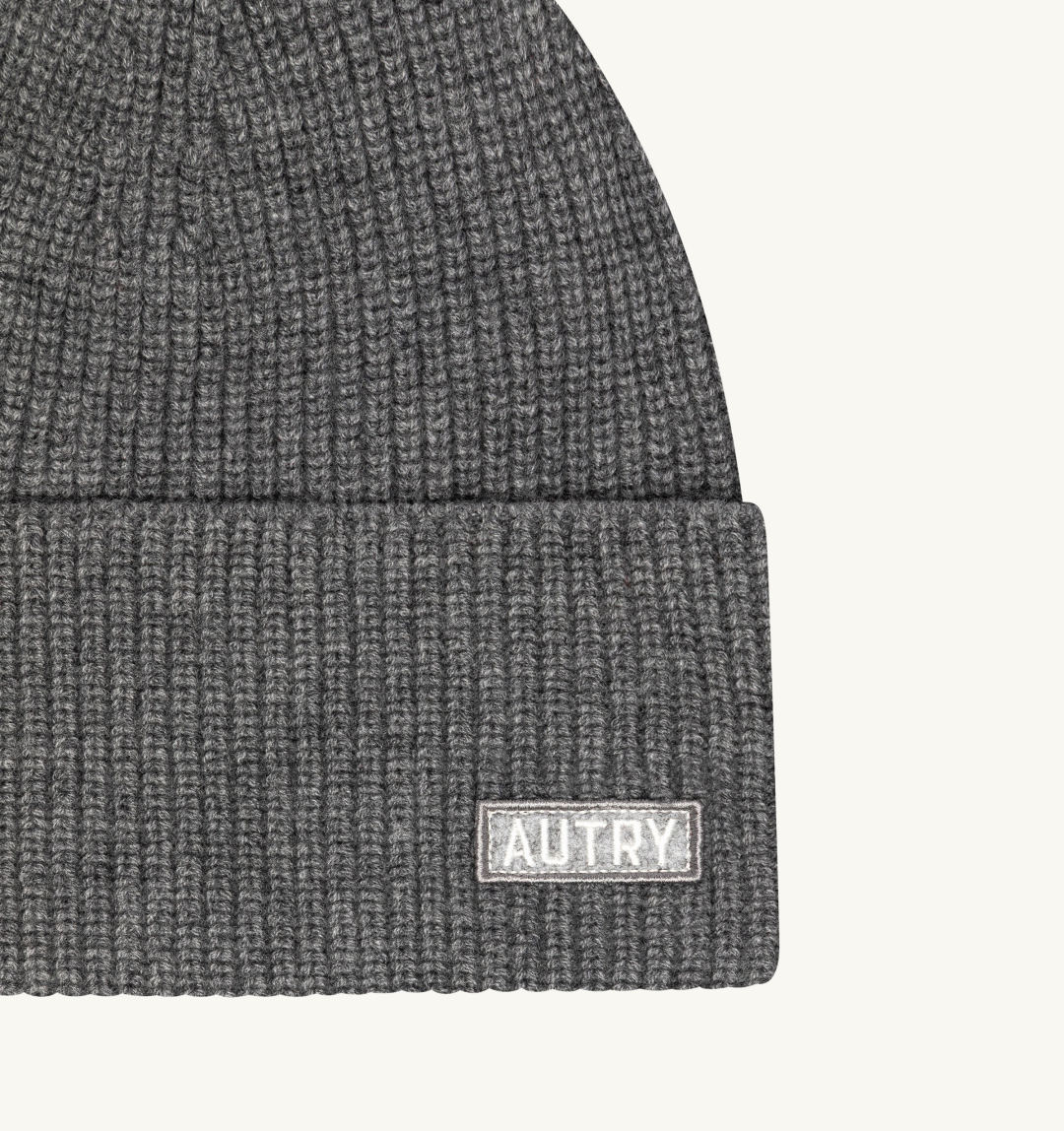 AUTRY INTERNATIONAL SRL Kapa BEANIE MAIN UNISEX 151D WOOL DARK MELANGE/JZ26 — foto 3