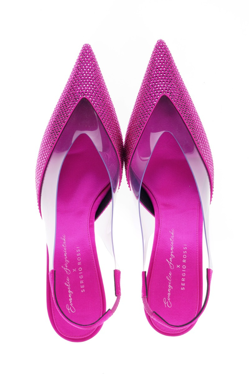 SERGIO ROSSI Cipele B01141/22 FUCHSIA — foto 4