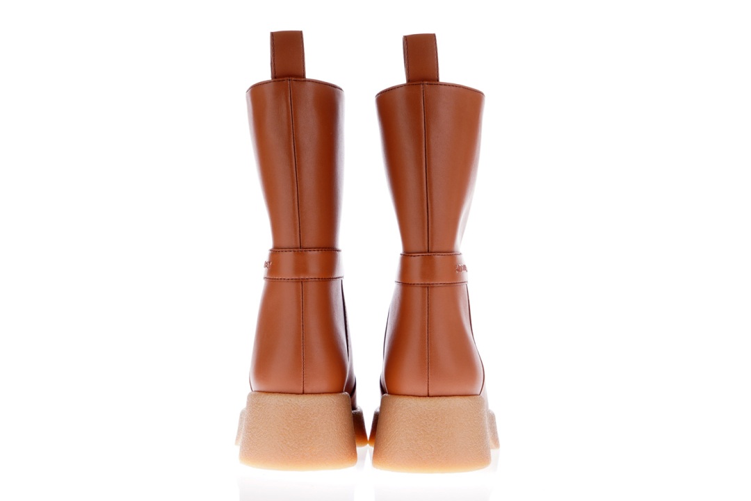 STELLA MCCARTNEY Čizme 810131 CUOIO — foto 3