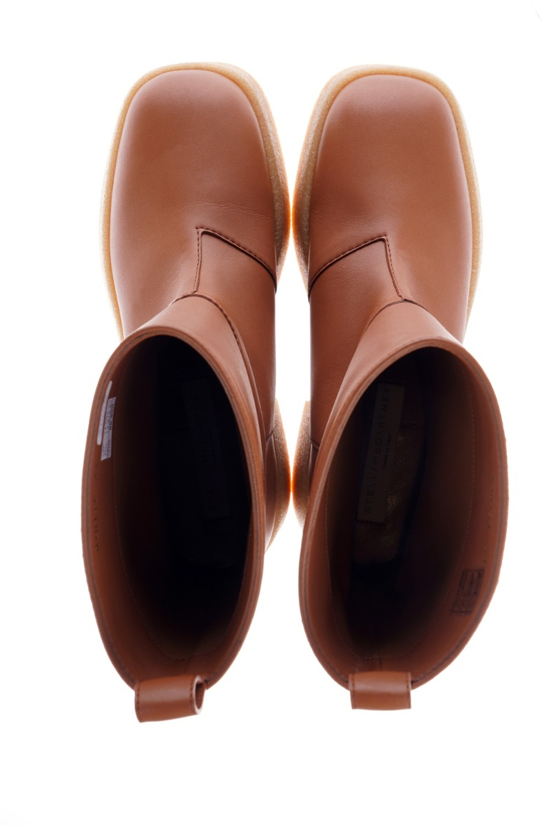 STELLA MCCARTNEY Čizme 810131 CUOIO — foto 4