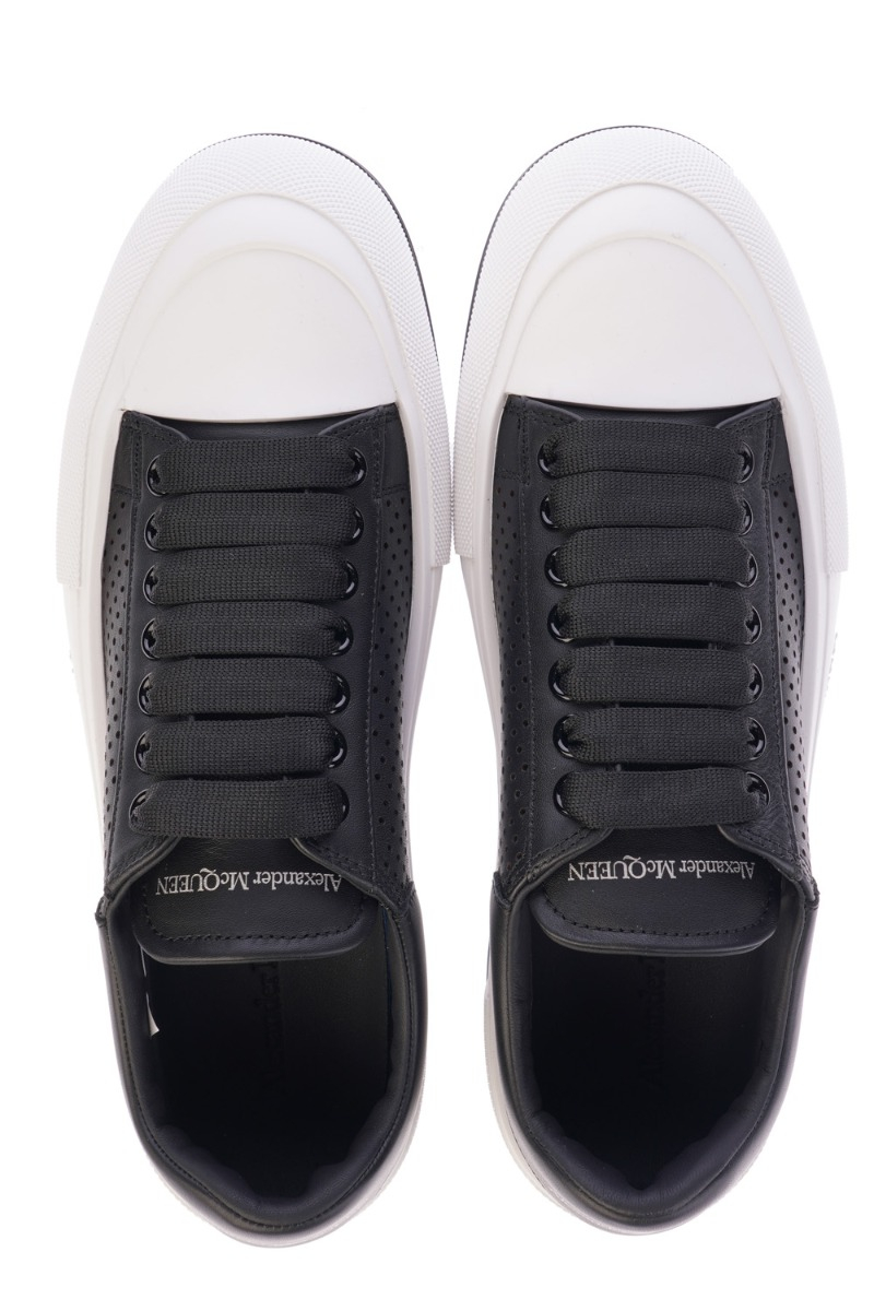 ALEXANDER MCQUEEN Patike 727374/23 BLACK/WHITE — foto 4