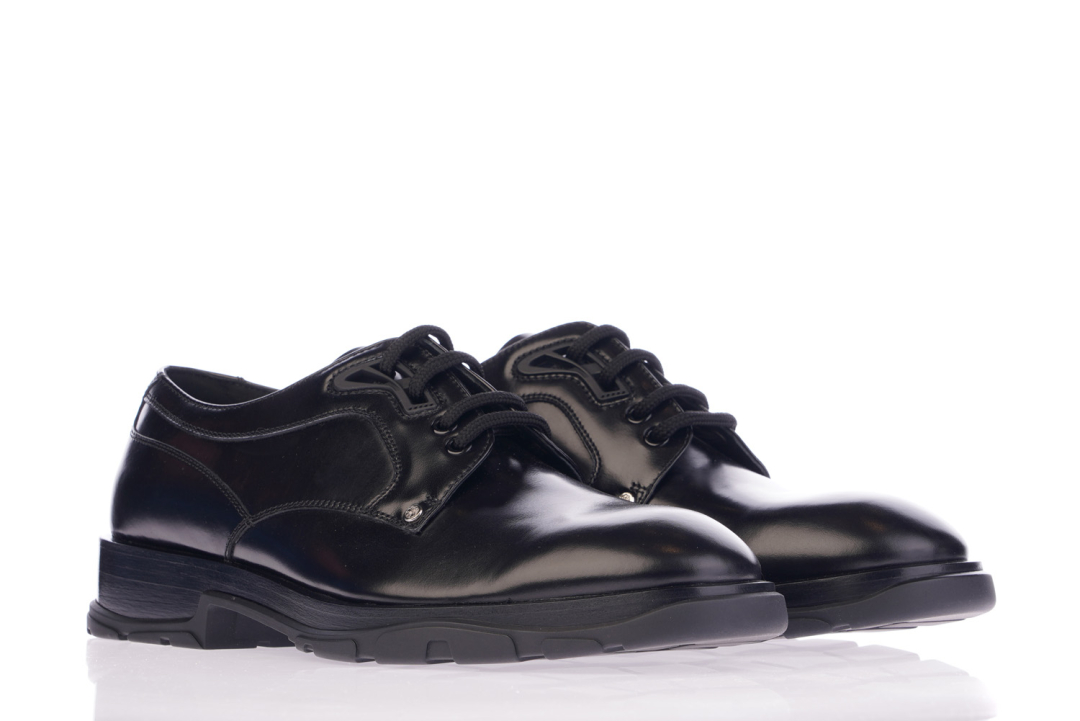 ALEXANDER MCQUEEN Cipele 728258/23 BLACK/SILVER — foto 2
