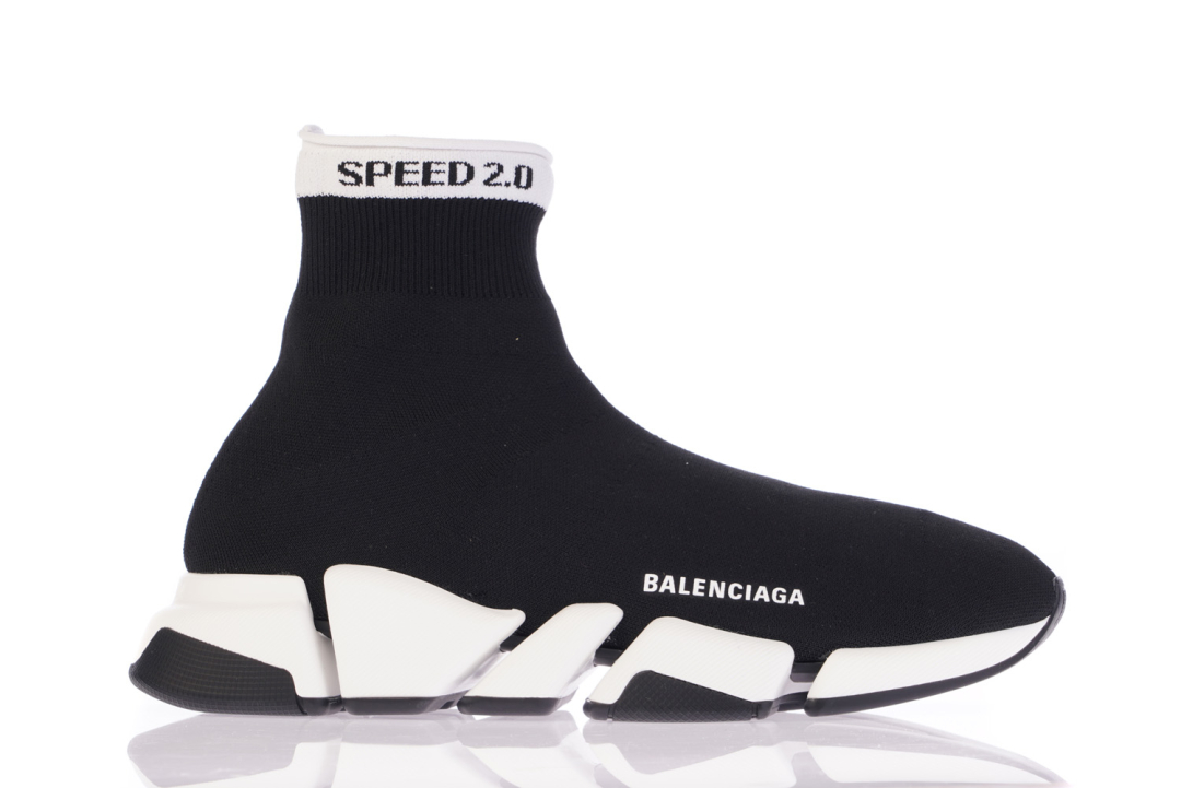 BALENCIAGA Patike 711445/23 BLACK/WHITE — glavna fotografija