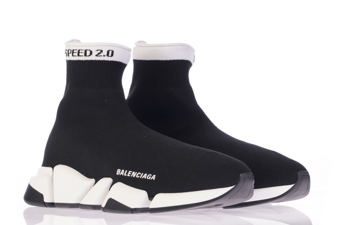 BALENCIAGA Patike 711445/23 BLACK/WHITE — foto 2