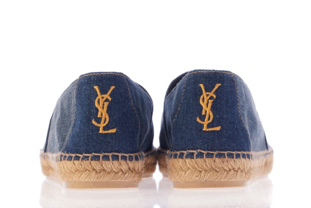 SAINT LAURENT Cipele 67616228/23 blue jeans — foto 3