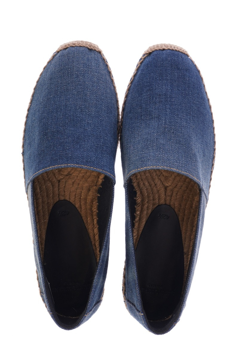 SAINT LAURENT Cipele 67616228/23 blue jeans — foto 4