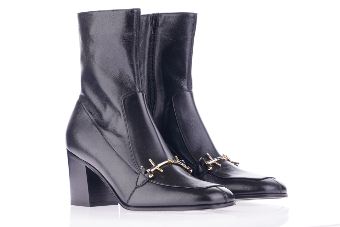 SAINT LAURENT Čizme 71129125/22 NERO — foto 2