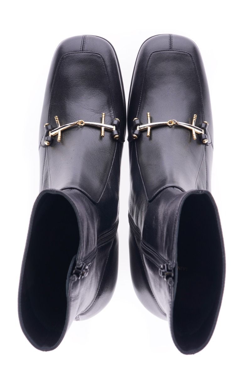SAINT LAURENT Čizme 71129125/22 NERO — foto 4