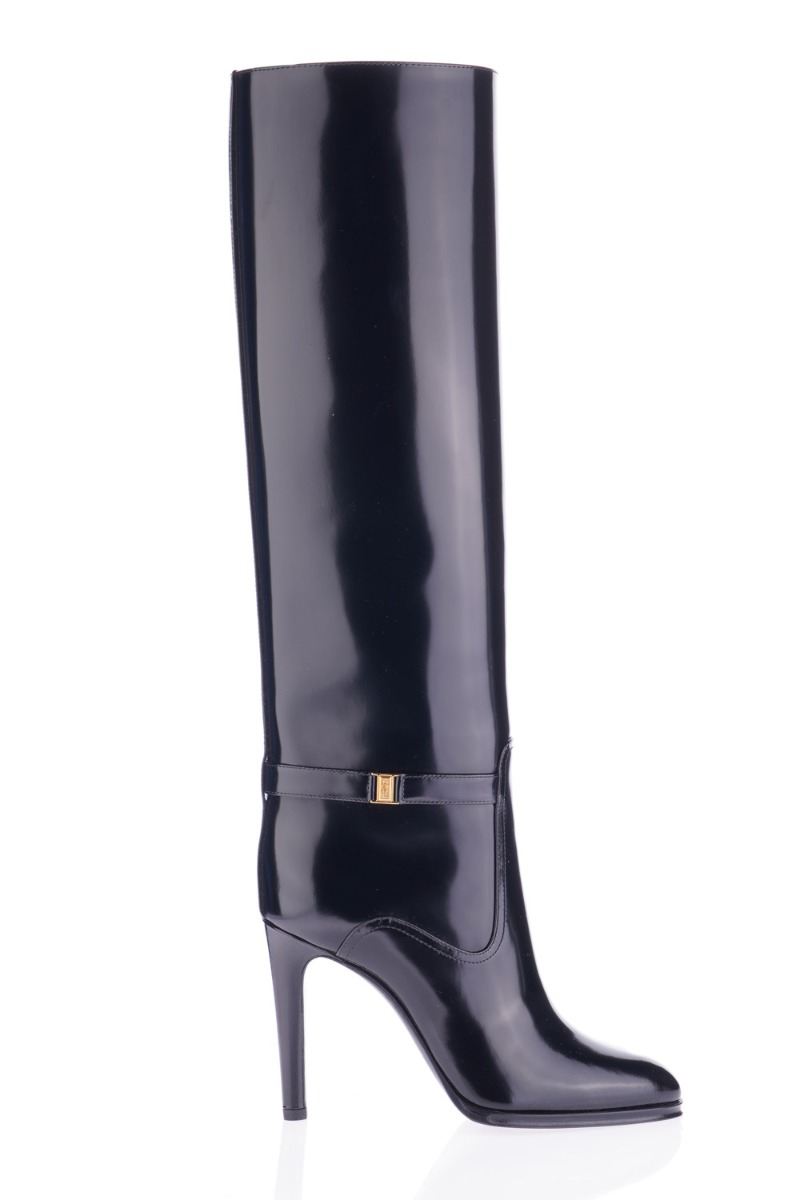SAINT LAURENT Čizme 711188/22 NERO — glavna fotografija