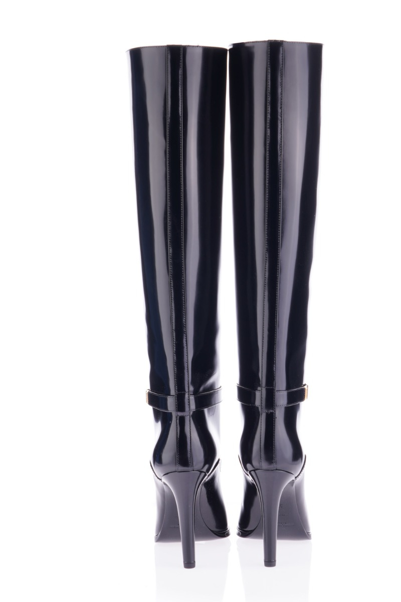 SAINT LAURENT Čizme 711188/22 NERO — foto 3